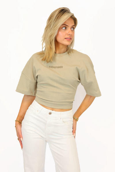 Redefined  Top - Taupe