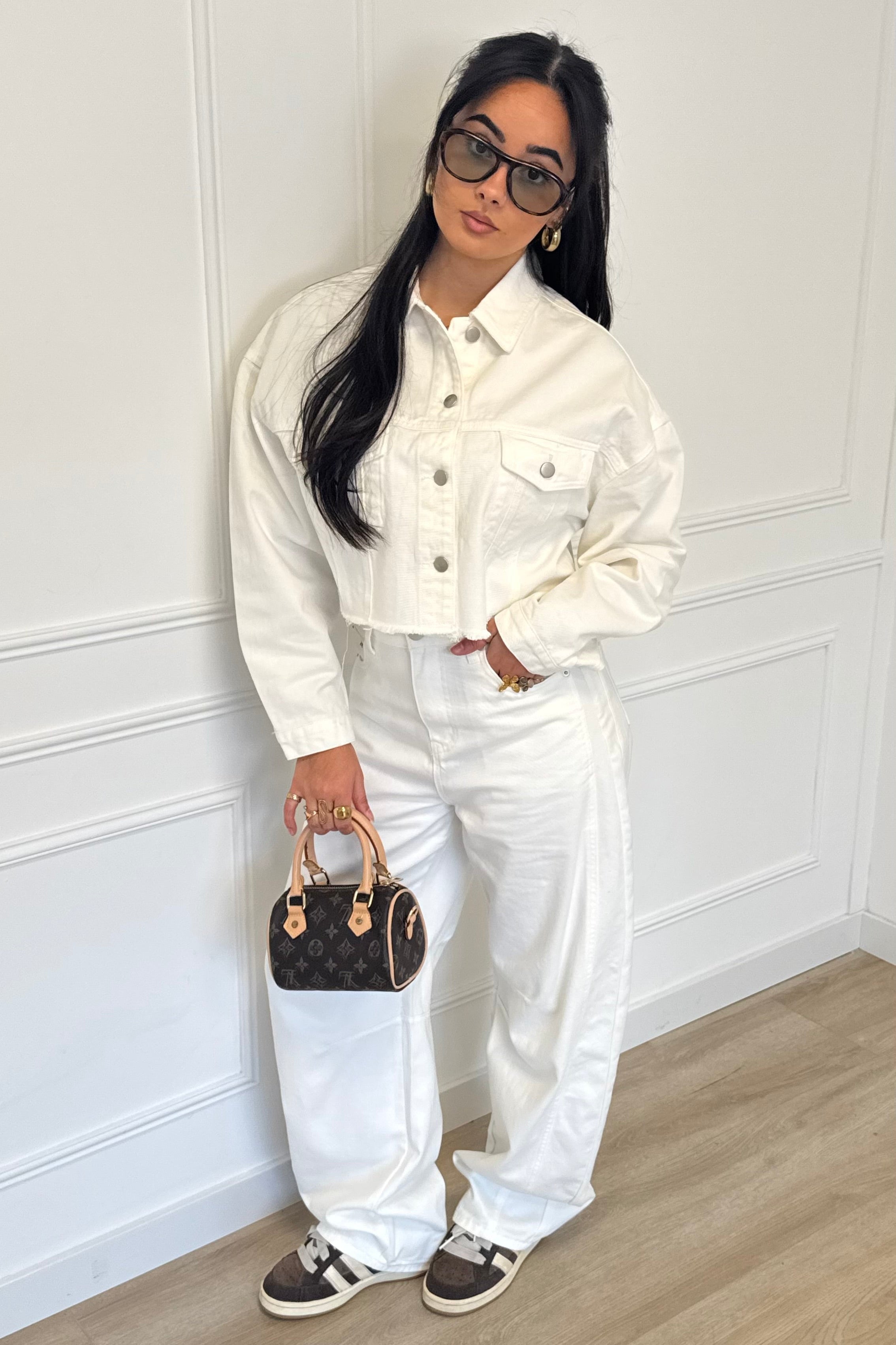 Maartje balloon jeans - White