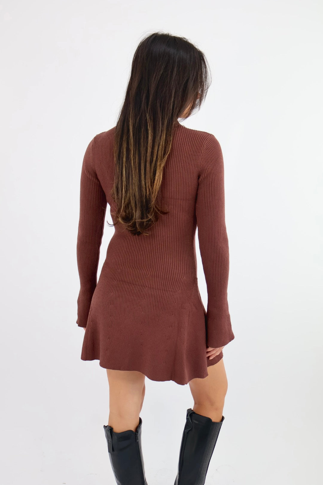 Blossom Dress - Chocolate brown