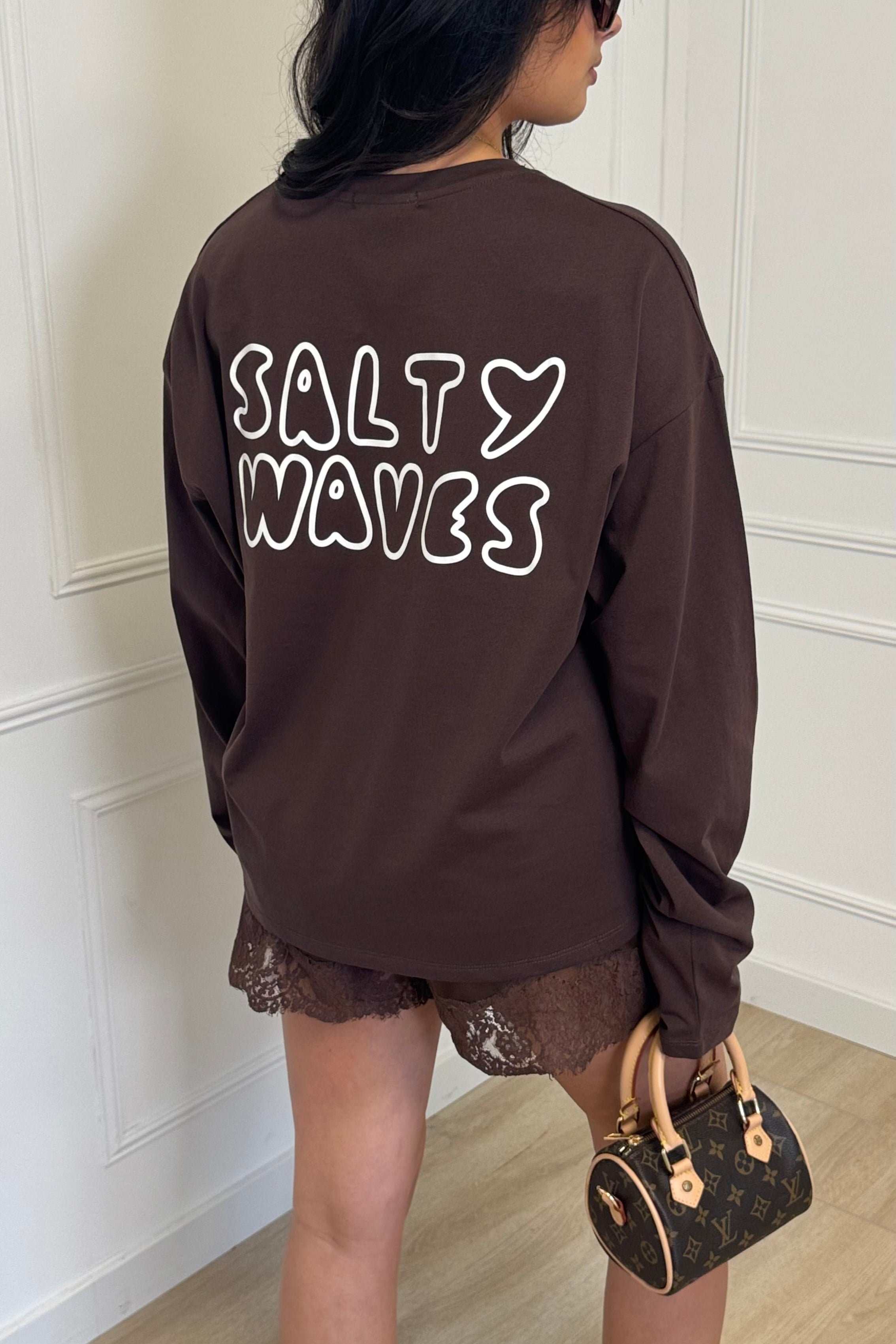 Salty Waves Longsleeve - Brown