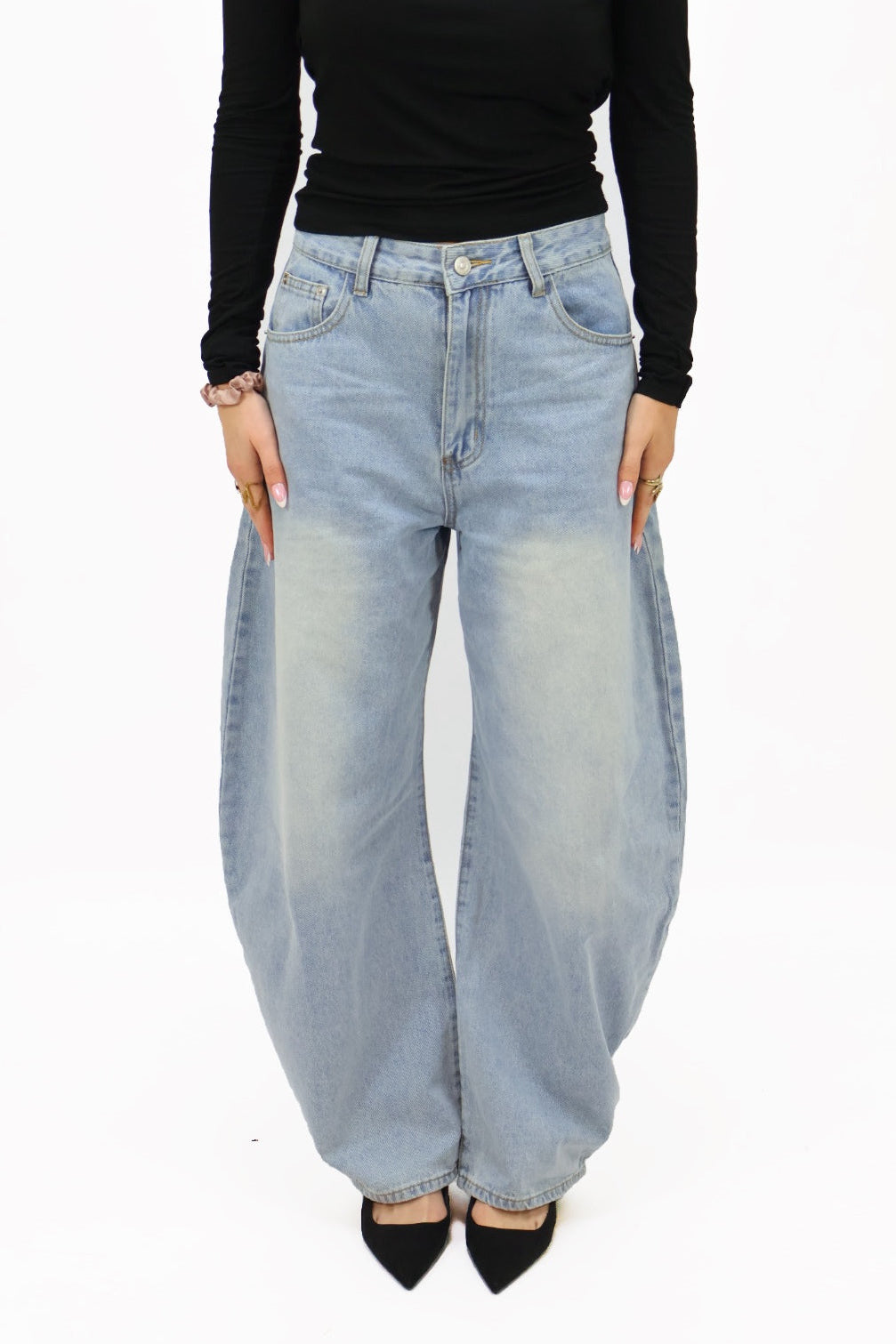 Luna balloon jeans - Blue