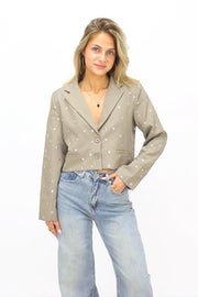 Saar studs Blazer | Ambika