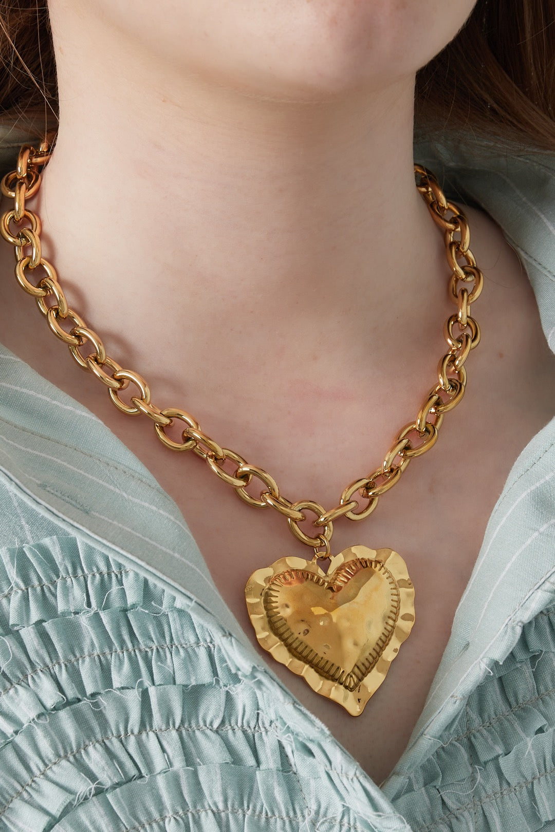 Chunky hart Ketting