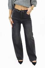 Suze wide leg jeans - Grey