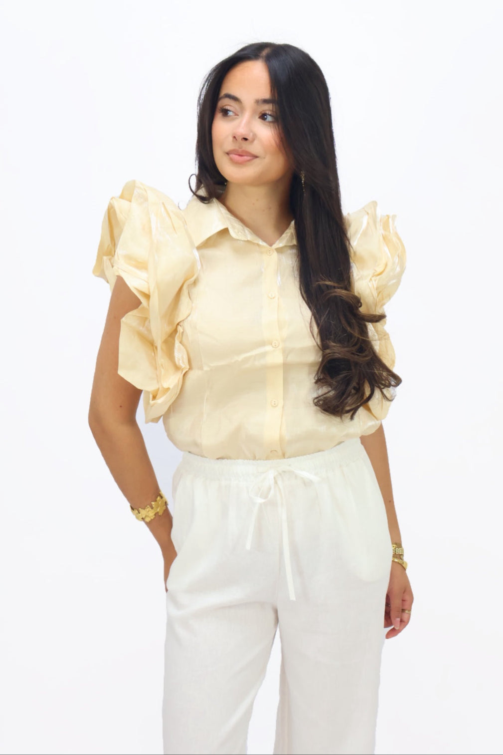 Meg Top - Gold