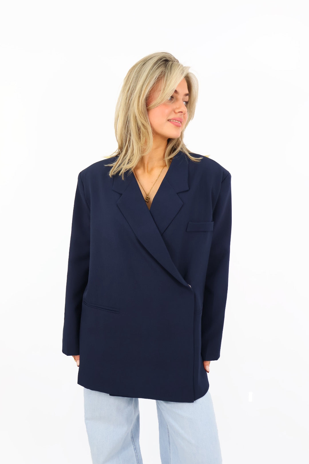 Ambika Blazer - Navy