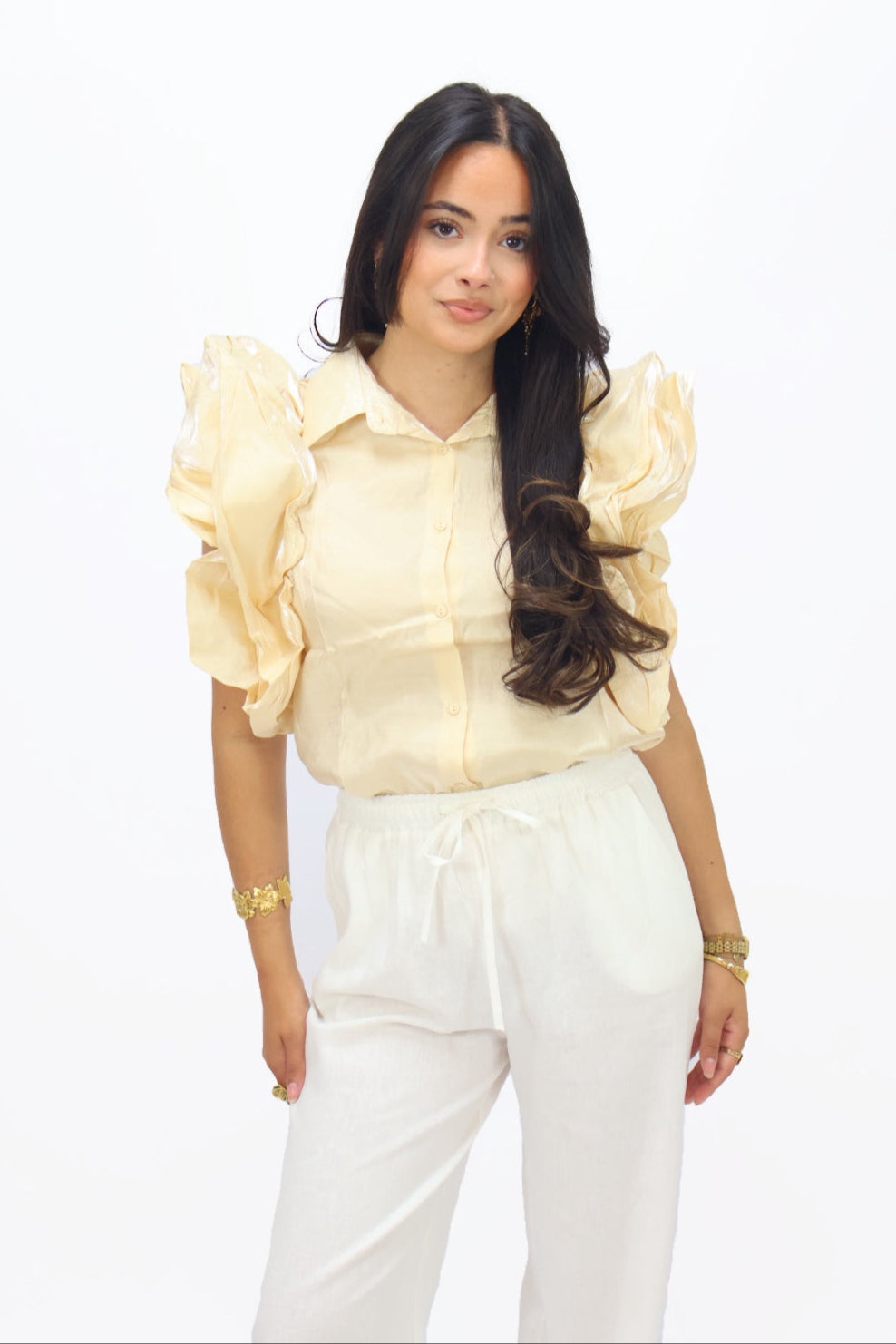 Meg Top - Gold
