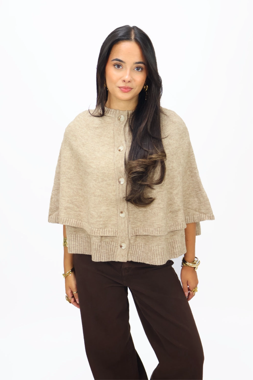 Pleun Knit Cardigan - Beige