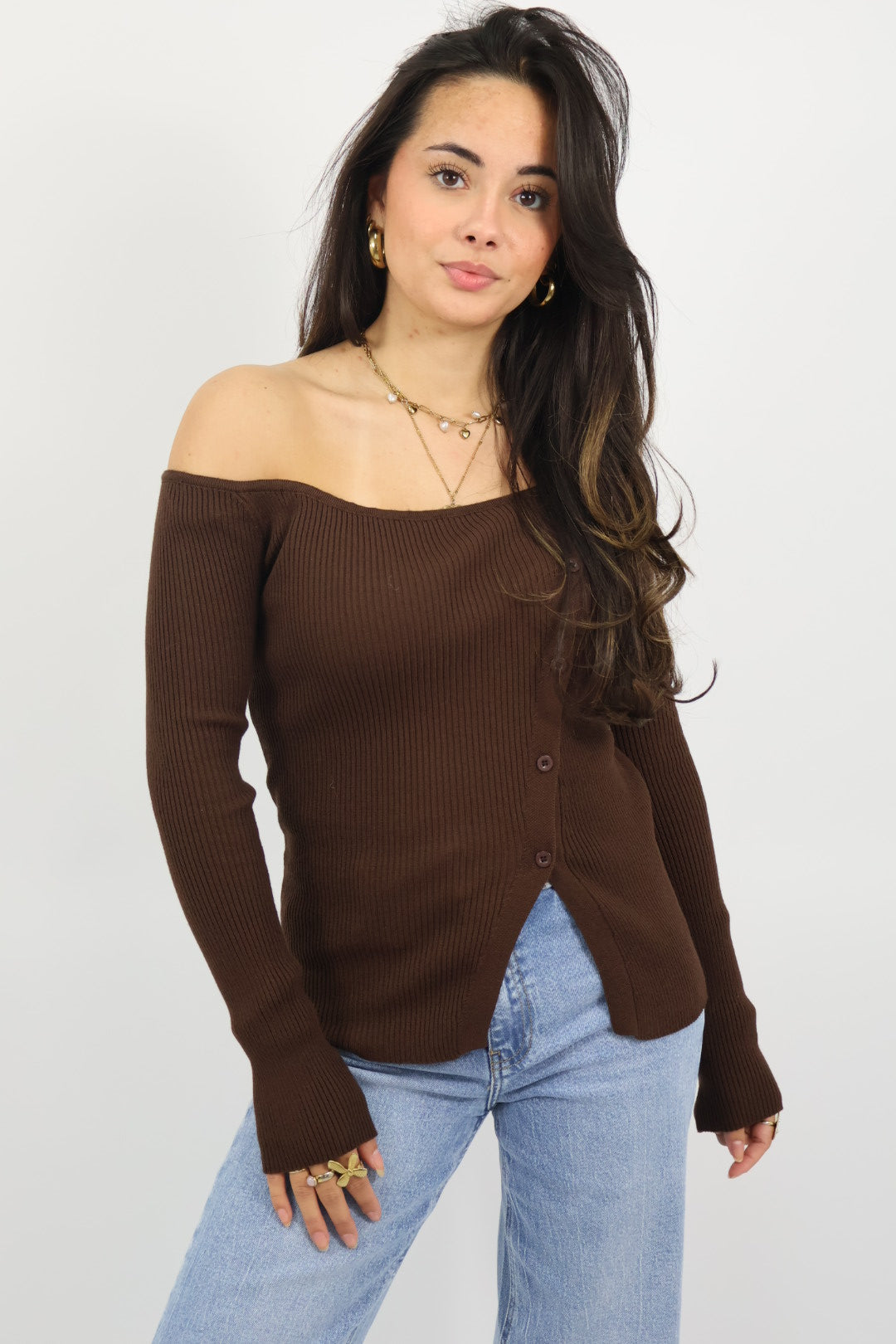 Senna Top - Chocolate Brown