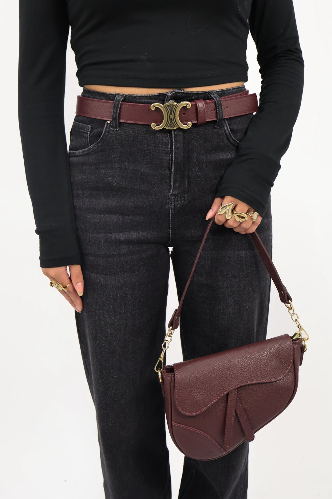 Inspired Belt - Bordeaux