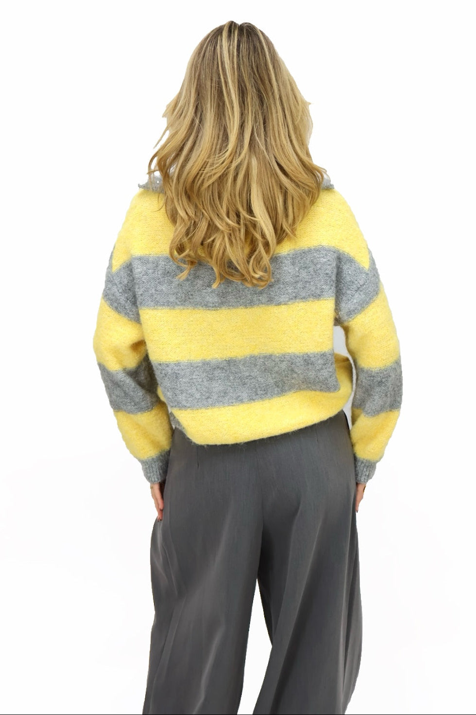 Semmy zip vest - Grey/Yellow