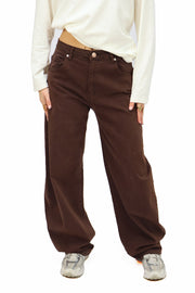 Nina balloon jeans - Brown