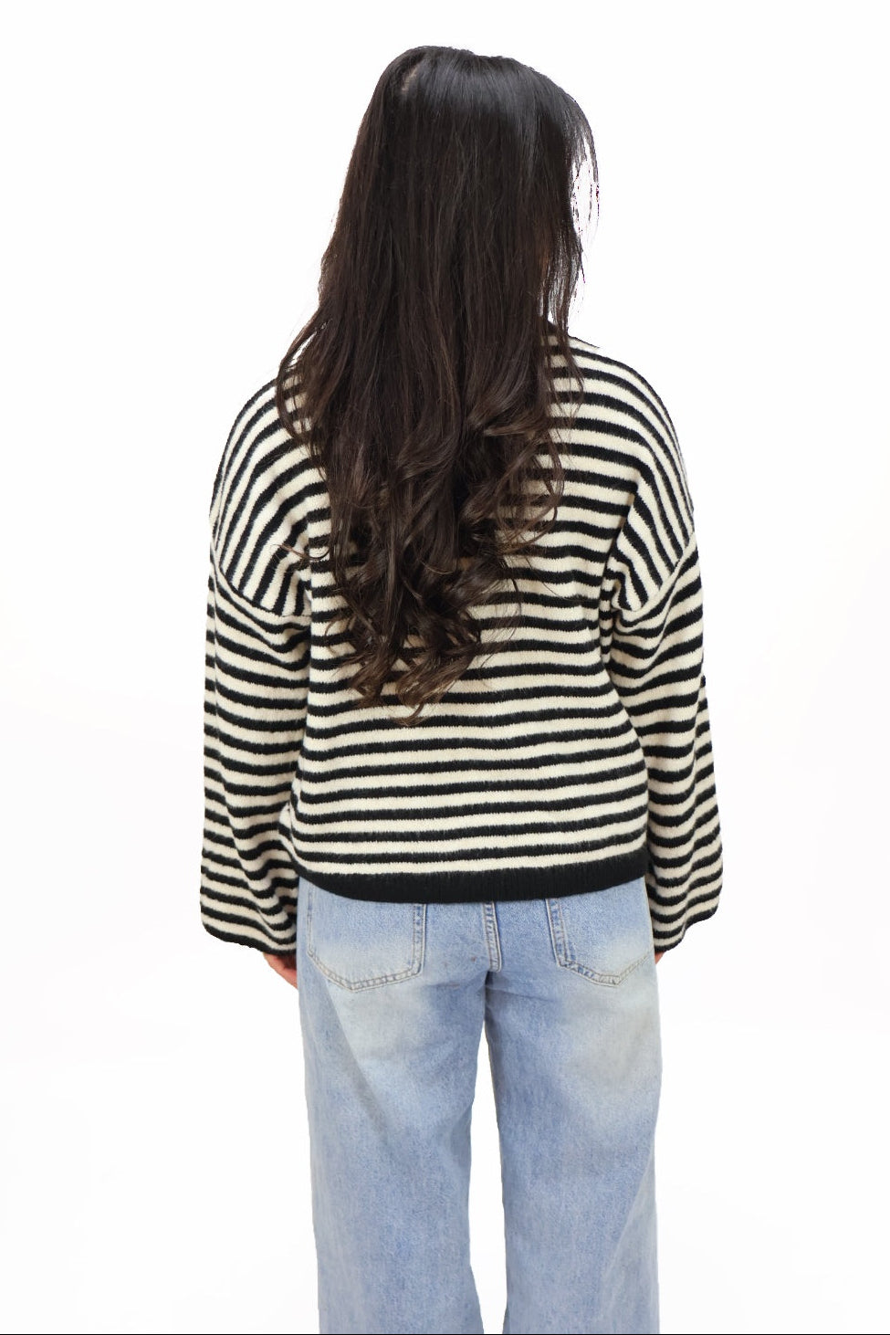 Liv sweater - Black/White