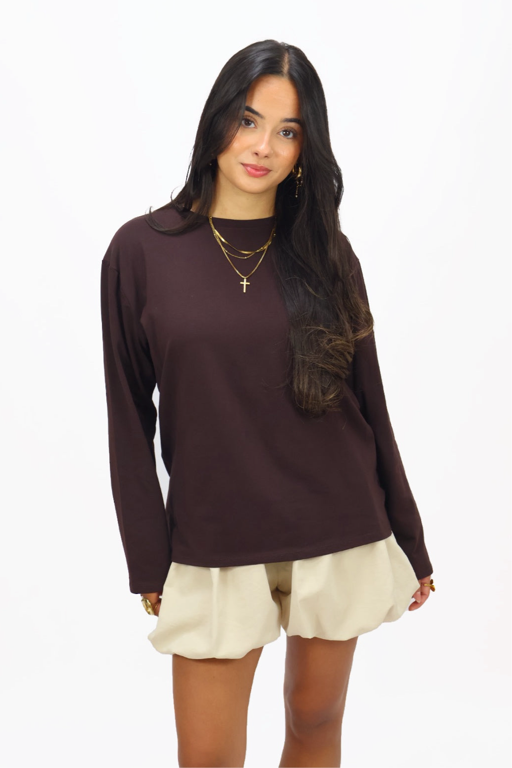 Basic Longsleeve - Brown