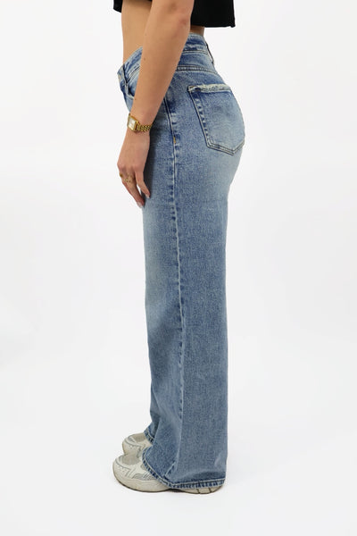 Midwaist Jeans - Blue - W3552-1