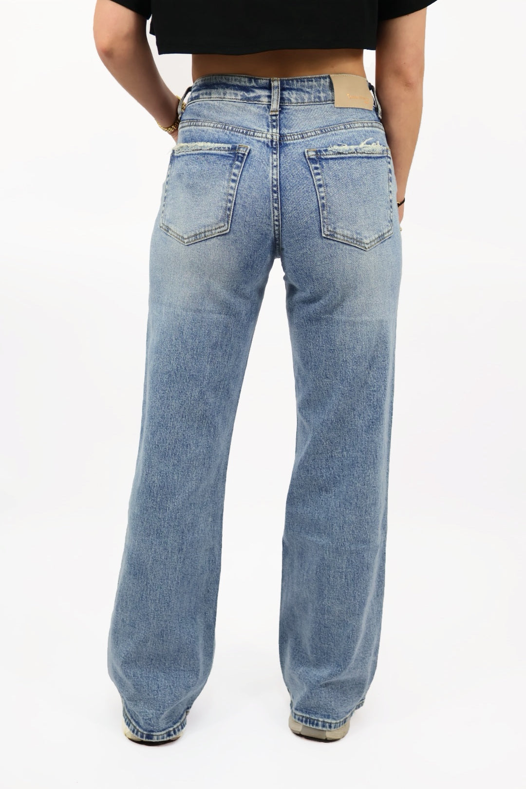 Midwaist Jeans - Blue - W3552-1