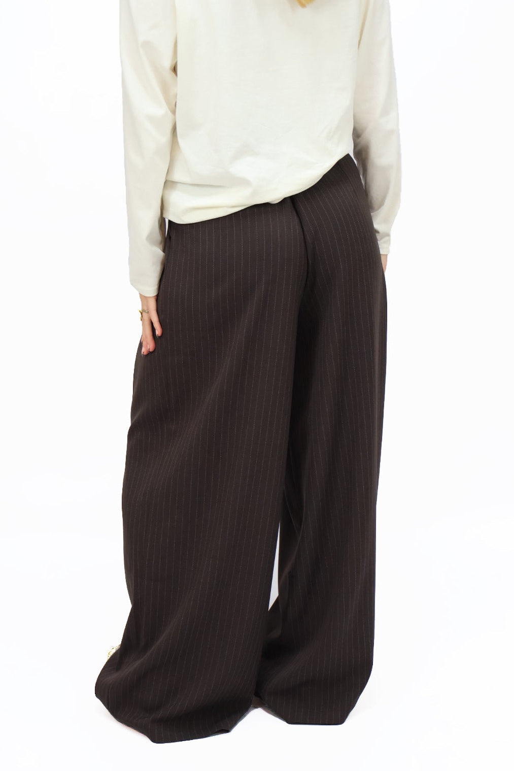 Valerie pantalon - Stripes Brown