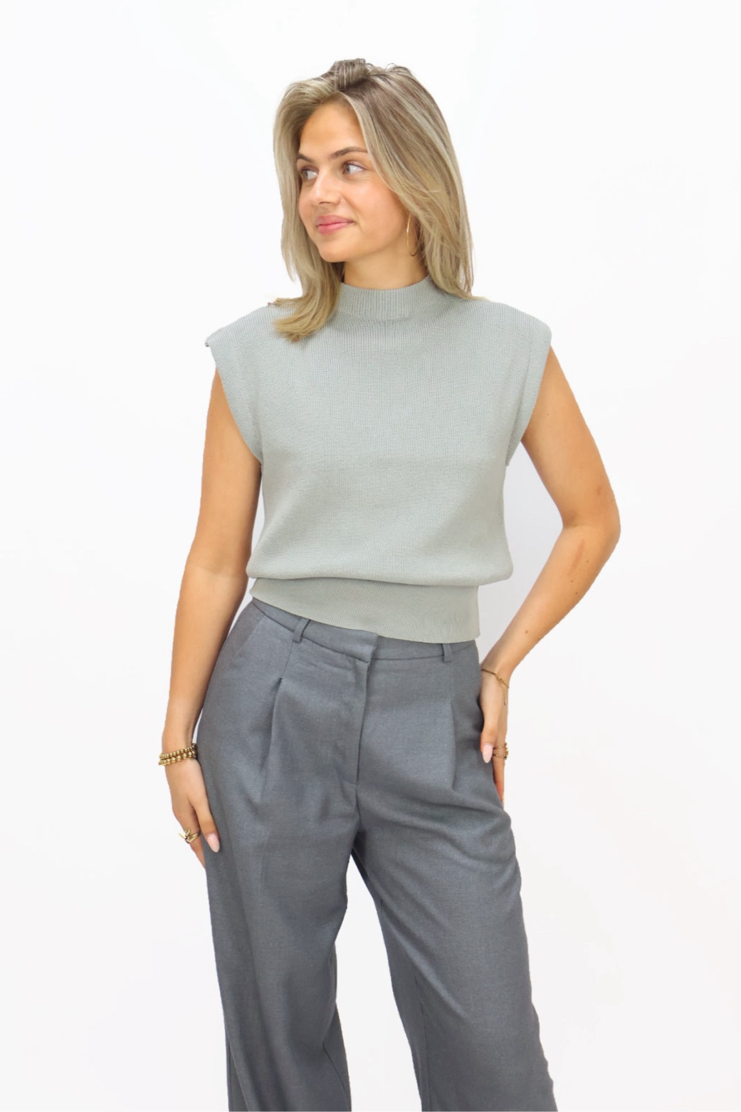 Katy top - Grey