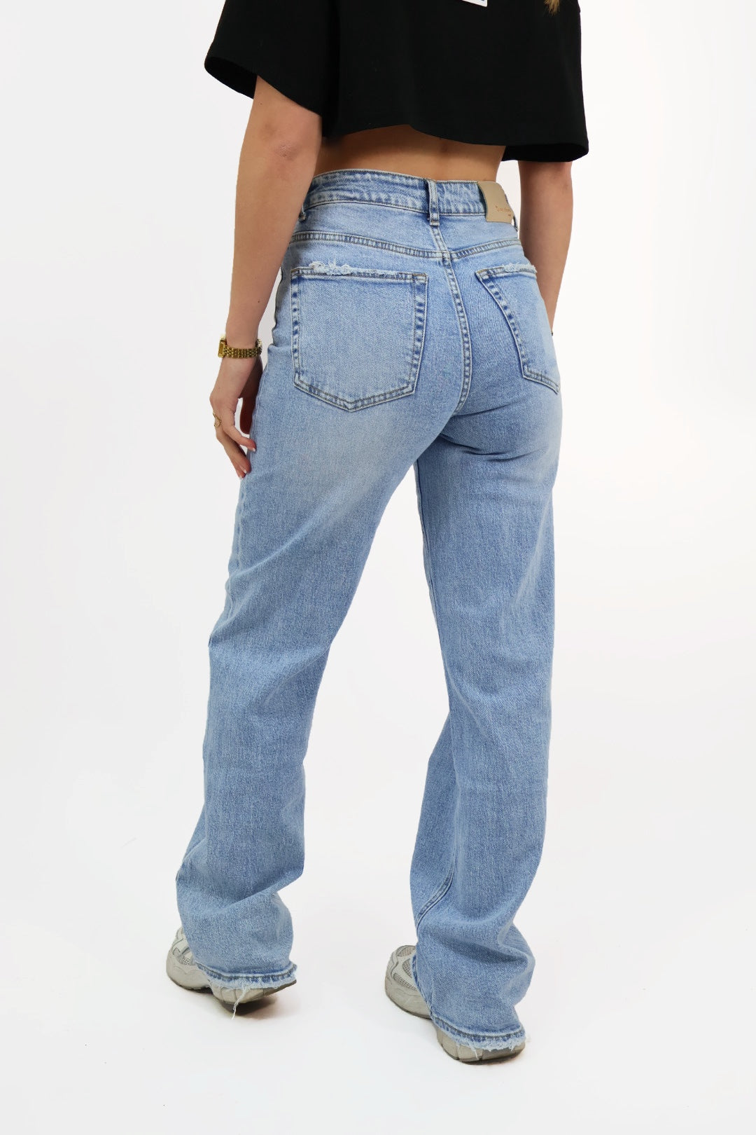 Laila Wide Leg Jeans - Light Blue | SW3376