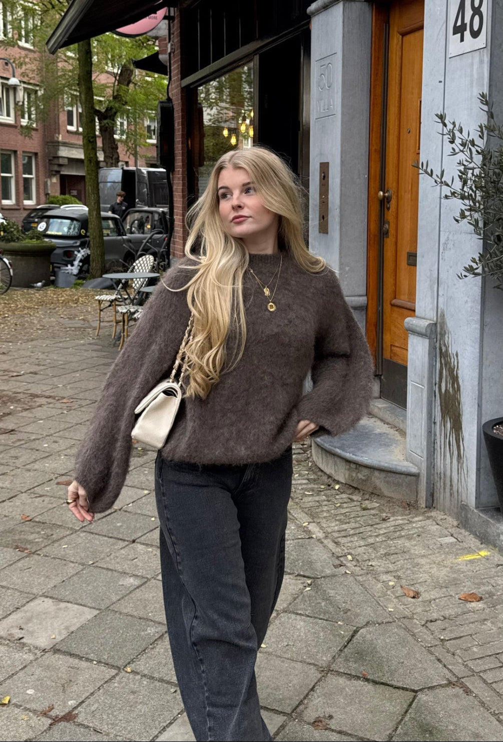 Tessa sweater - Taupe