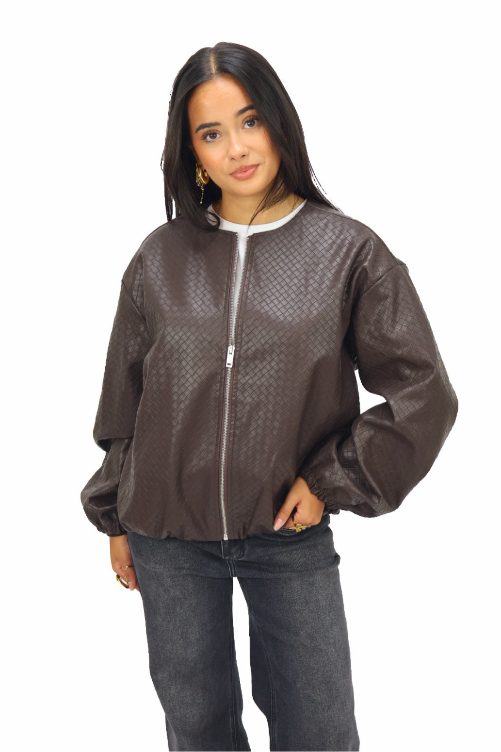 Zoe Jacket - Brown | Ambika