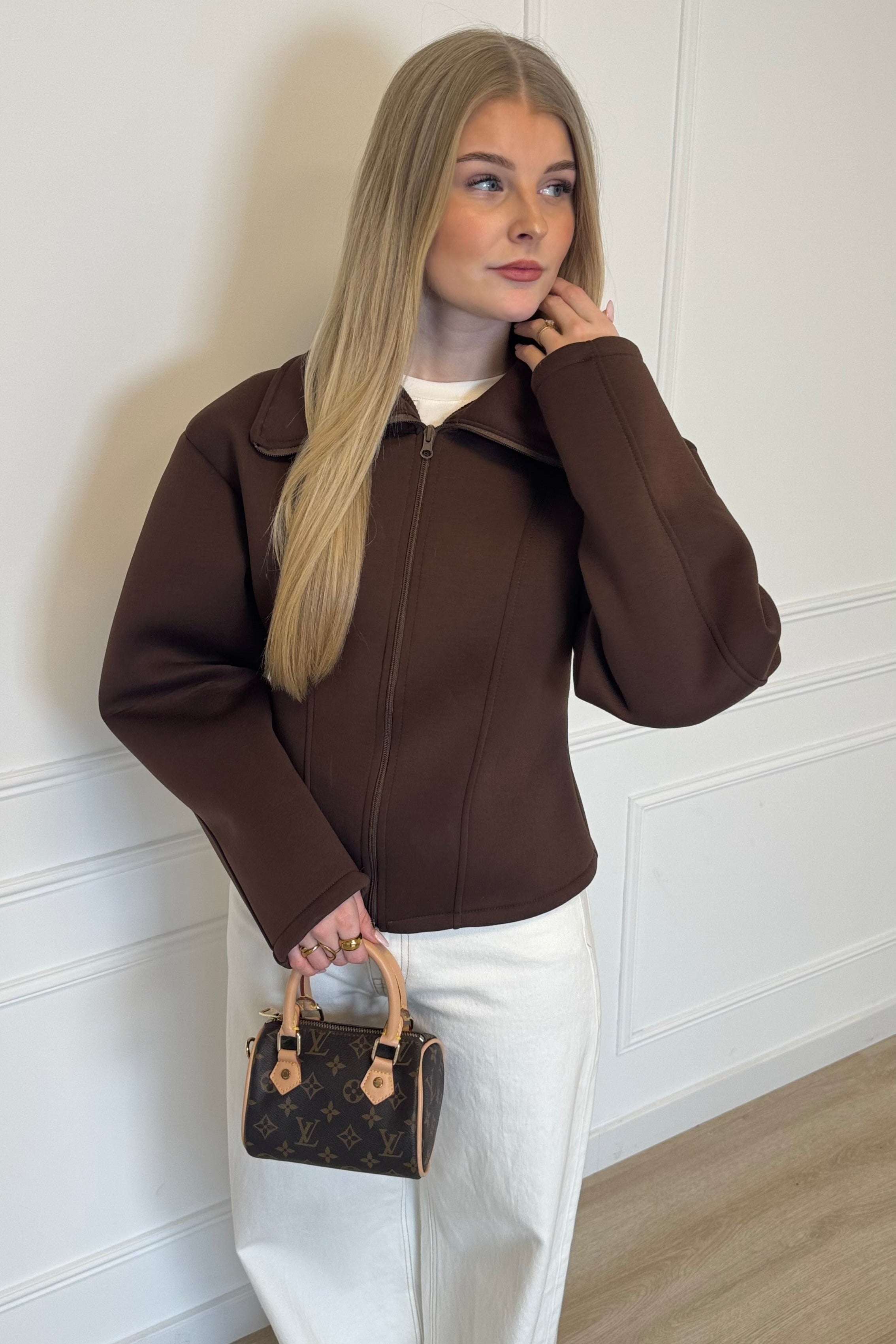 Romy zip-vest - Brown