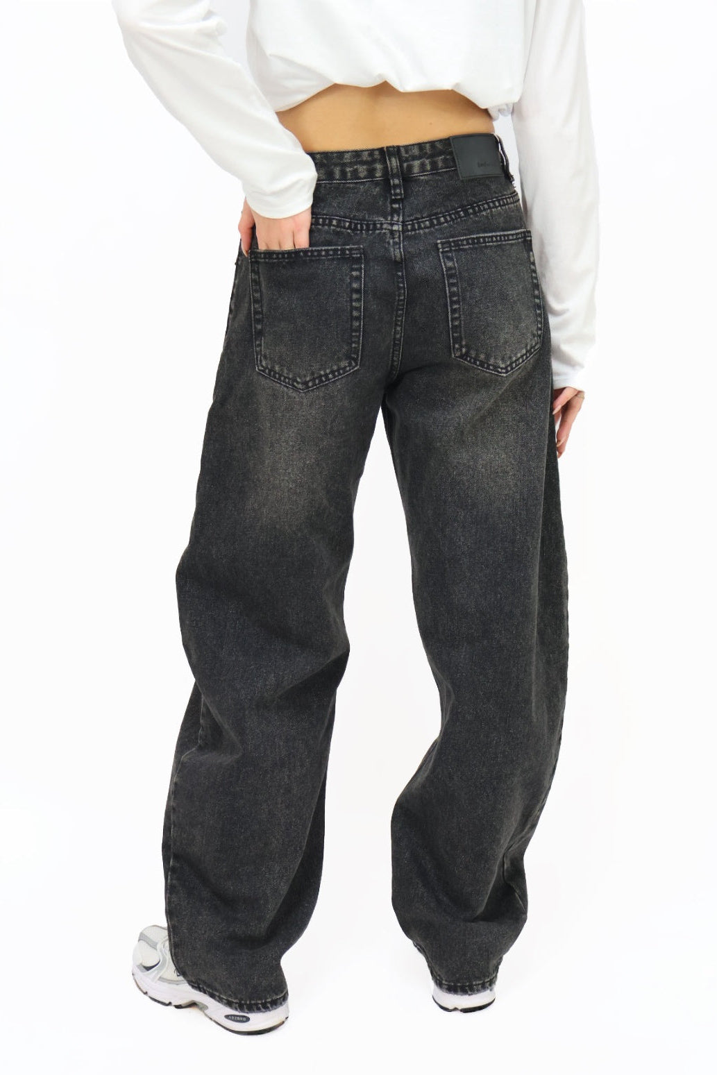 Stijn balloon jeans - Dark grey