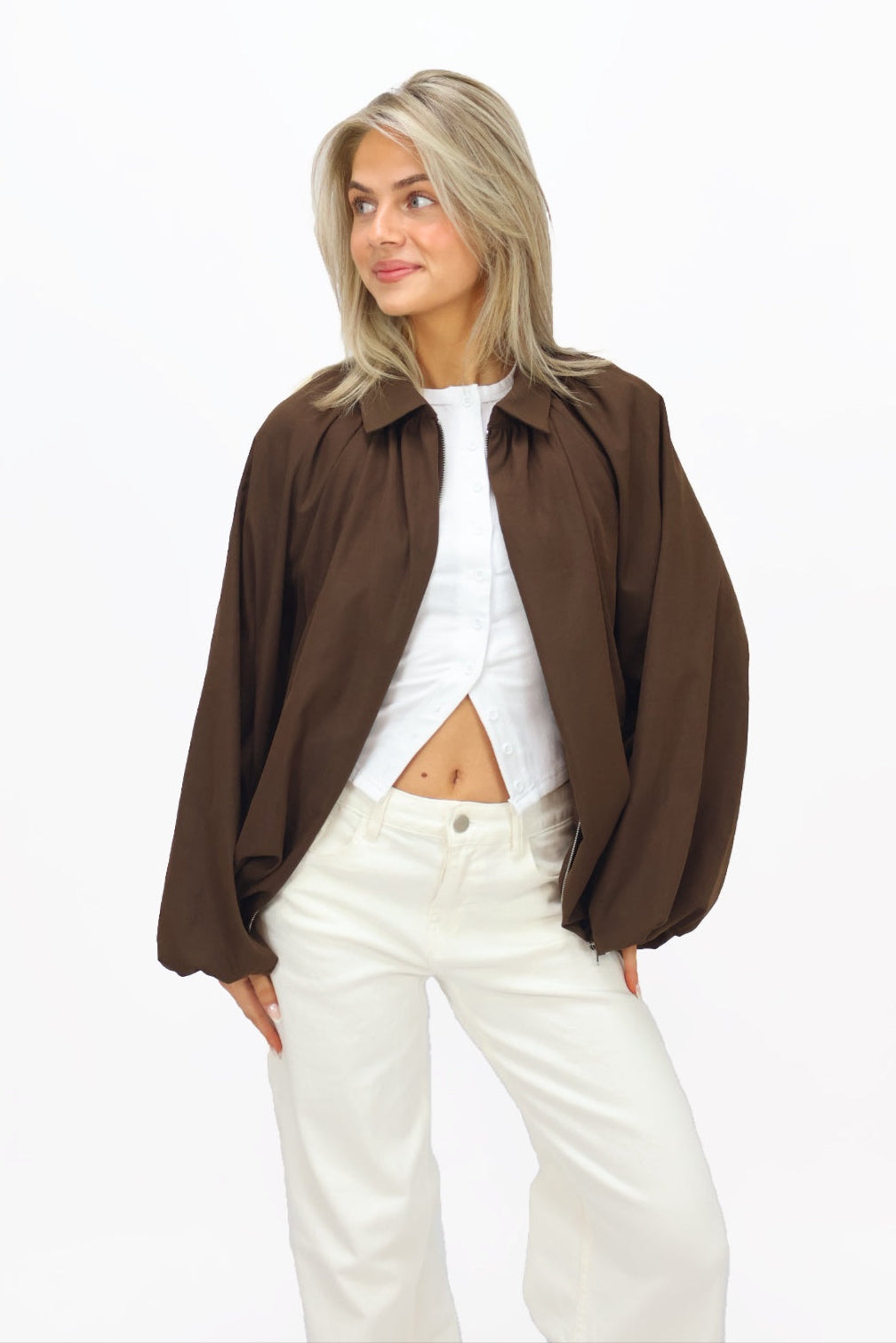 Maud Jacket - Brown | Ambika