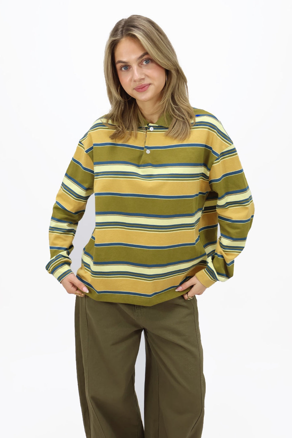 Maura polo longsleeve - Green