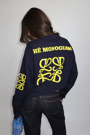 The monogram Longsleeve - Navy