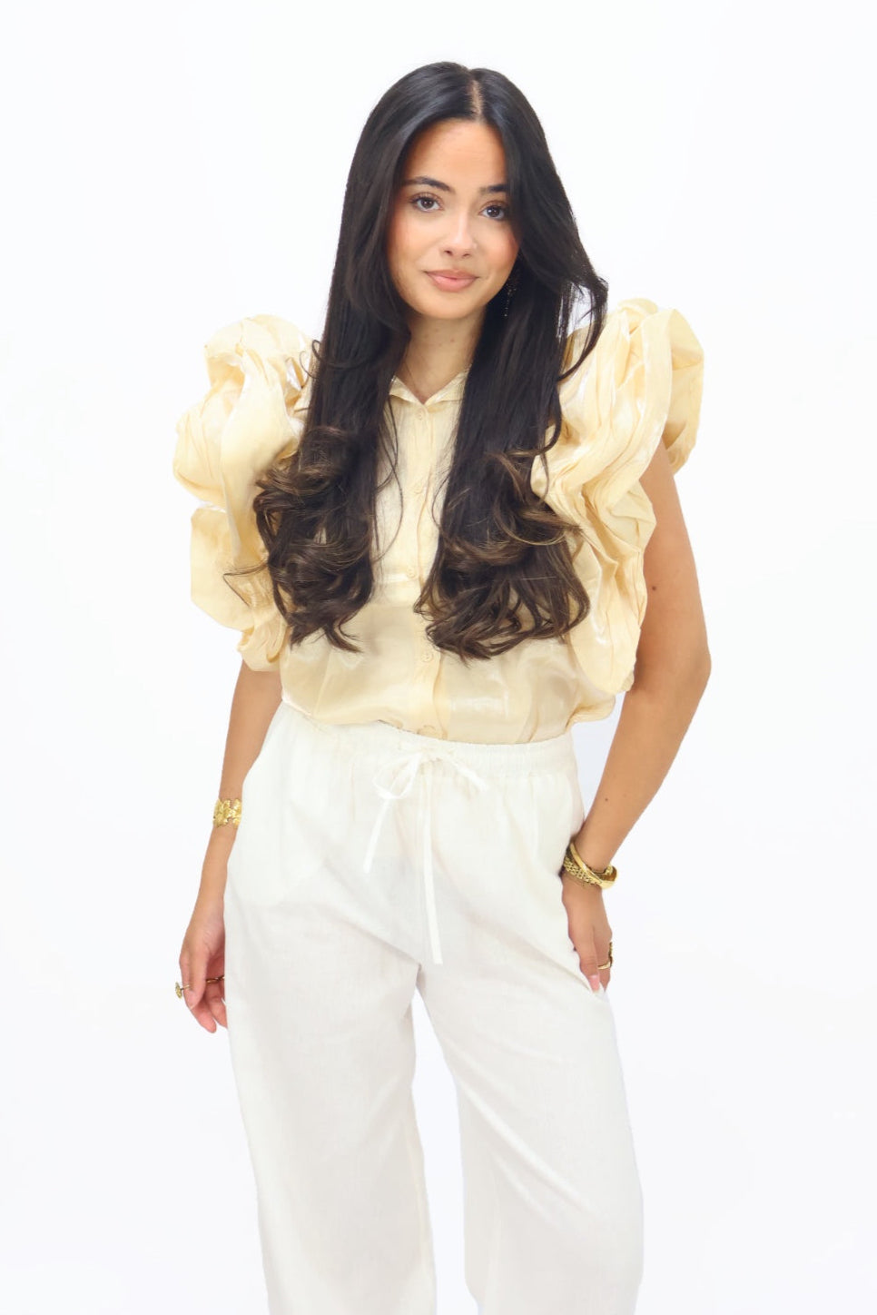 Meg Top - Gold