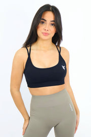 Midnight Black Sports Bra