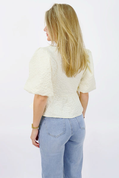 Fleur Top - Creme