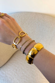 Chuncky bangle - Gold