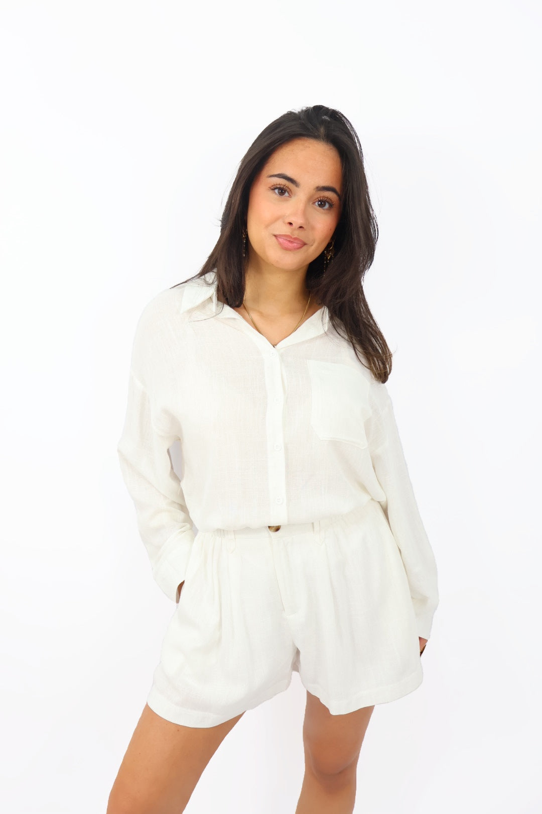 Linnen Blouse - White