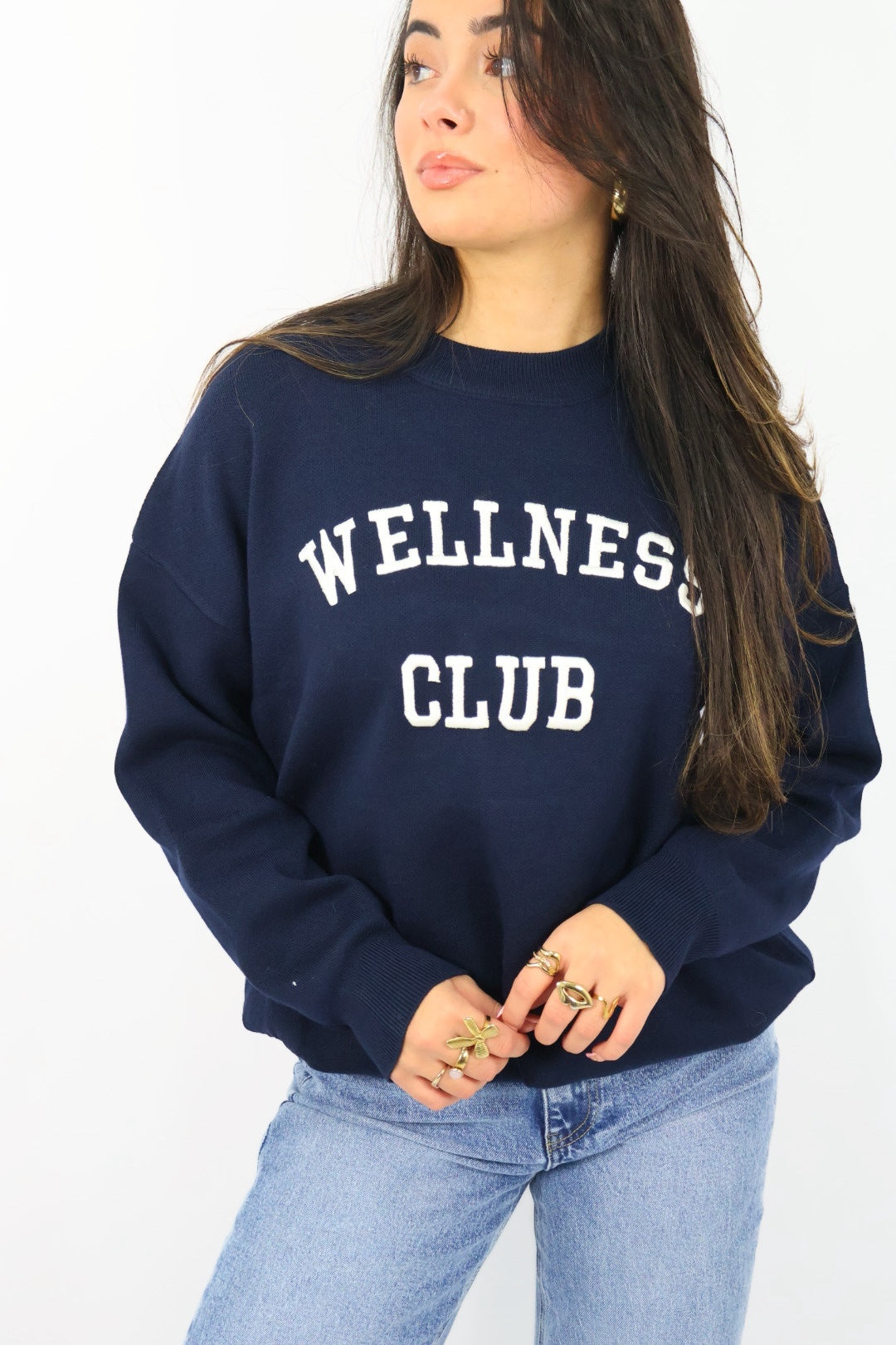 Welness Sweater - Navy