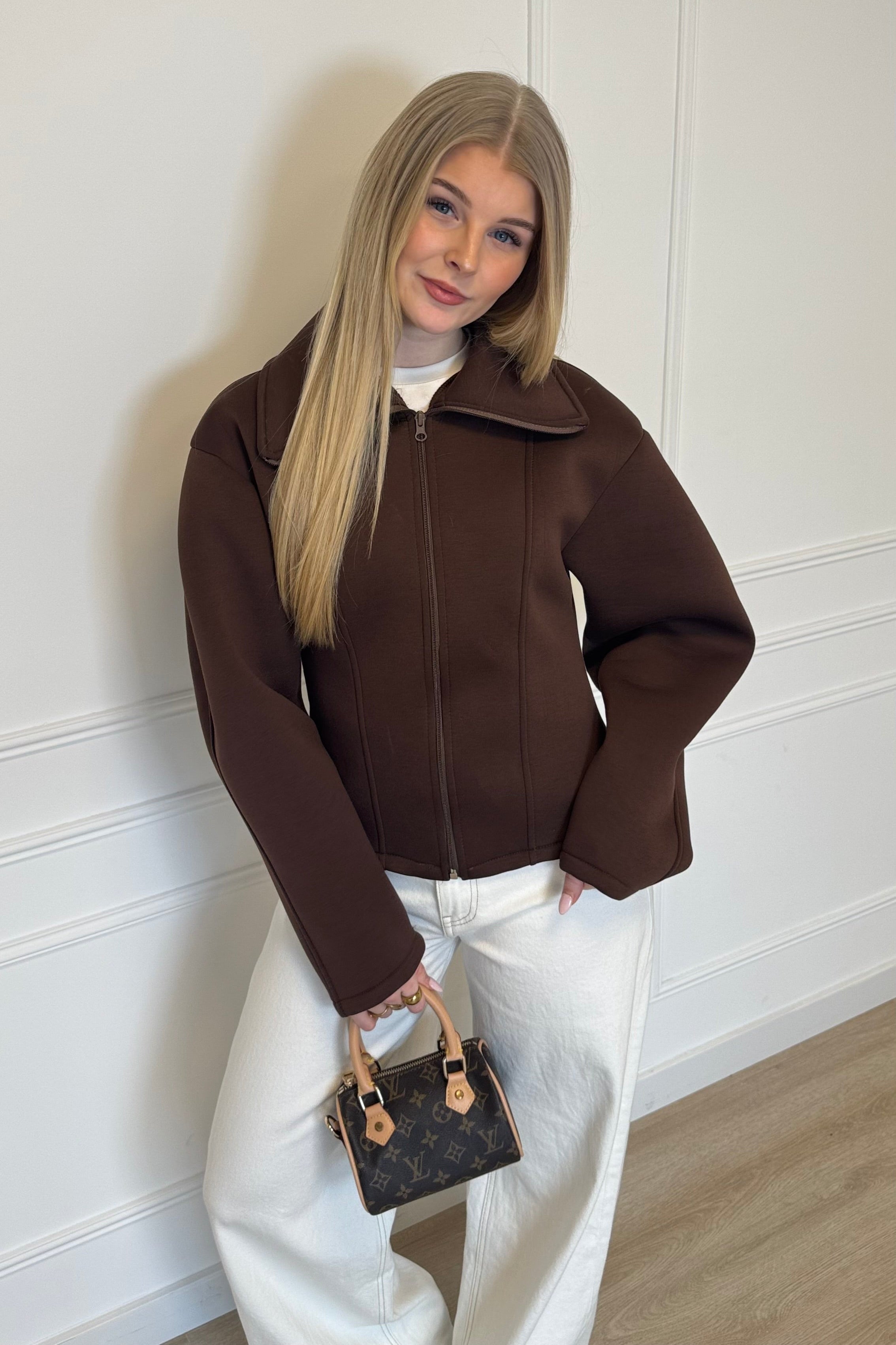 Romy zip-vest - Brown