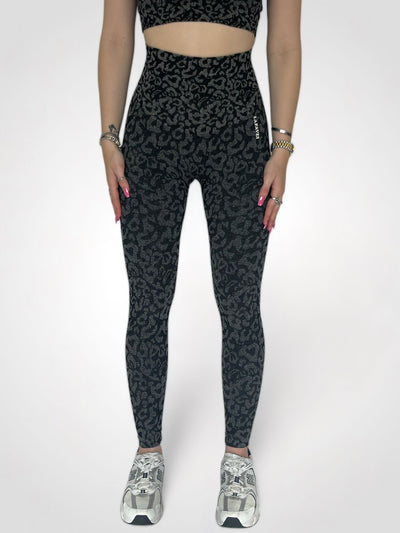 Black Leopard Legging