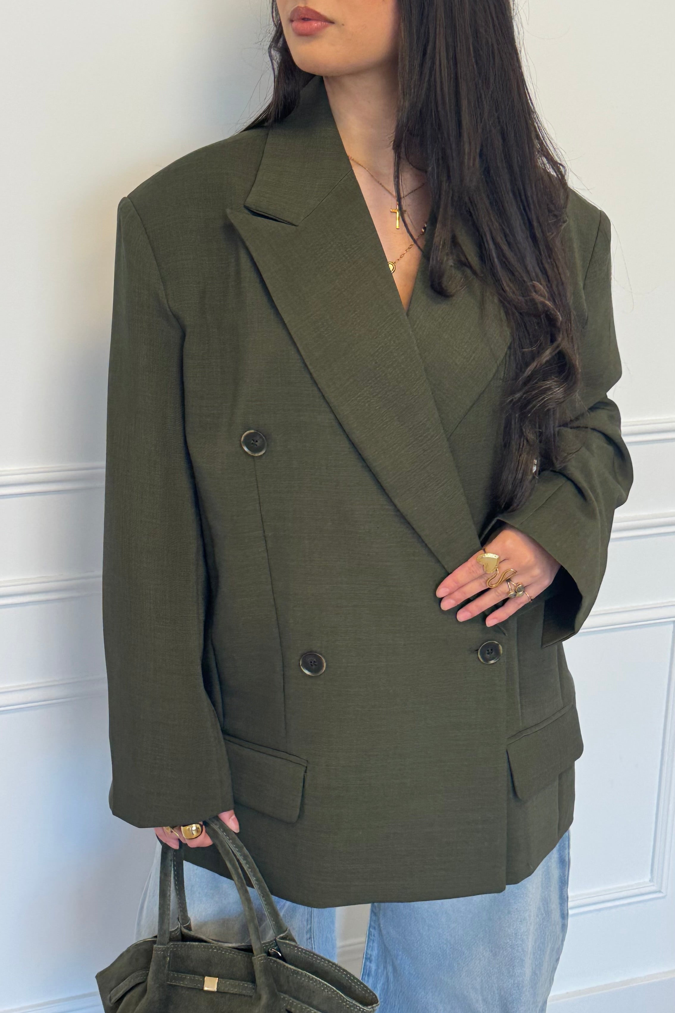 Sara blazer - Dark green