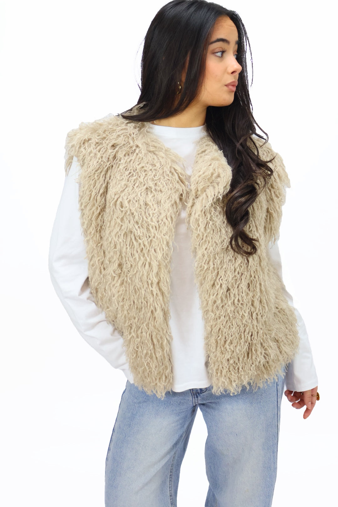Gina gilet - Beige