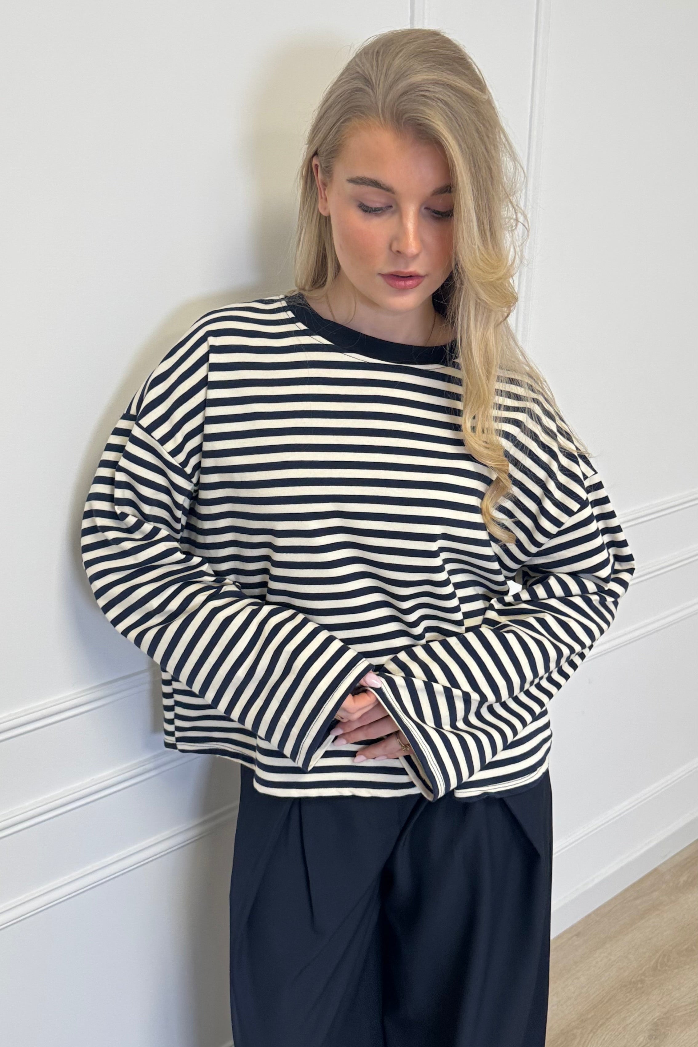 Justine longsleeve - Navy
