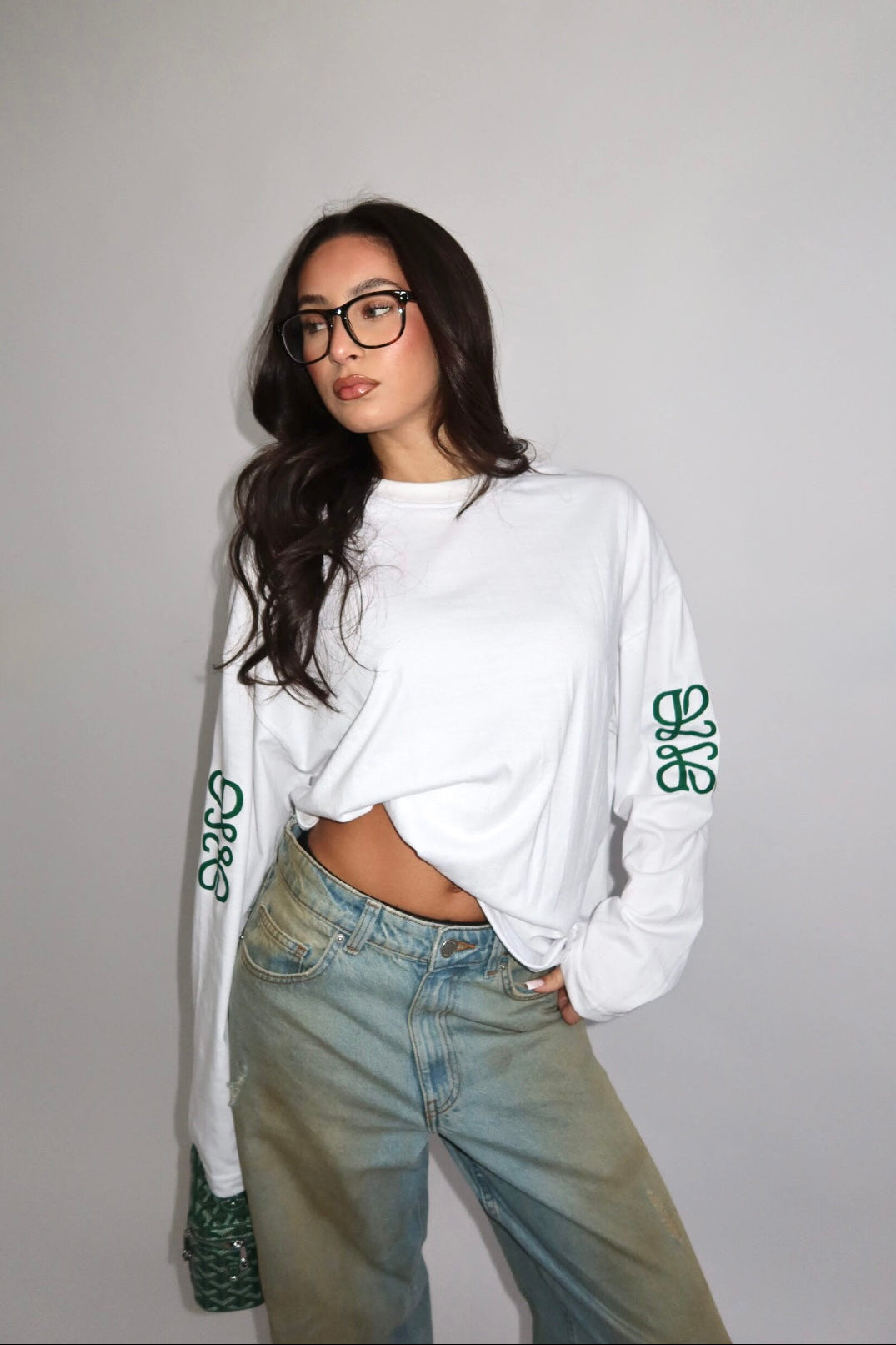 The monogram Longsleeve - White