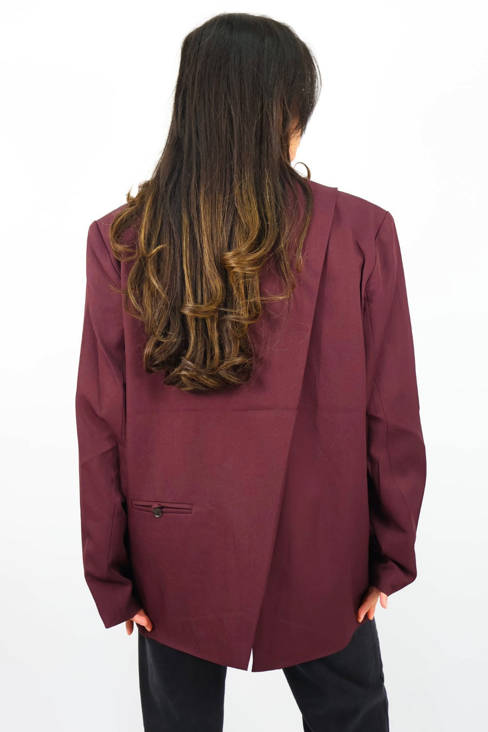 Floor Blazer - Burgundy