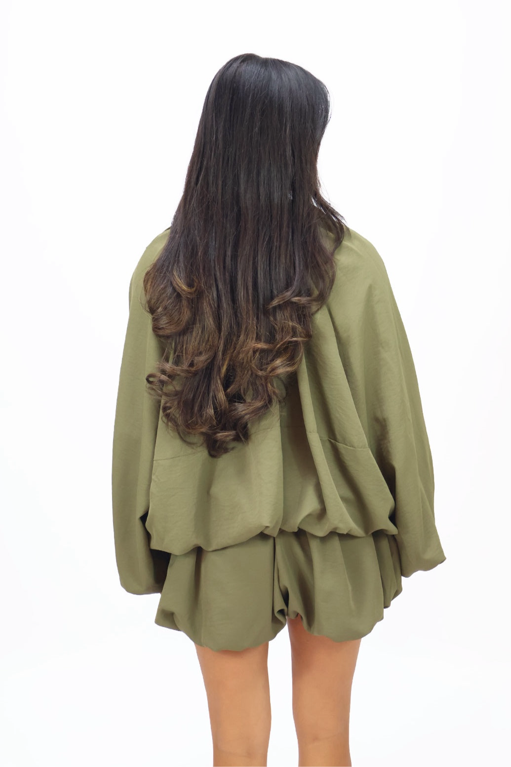 Ambika Balloon Skort - Army Green