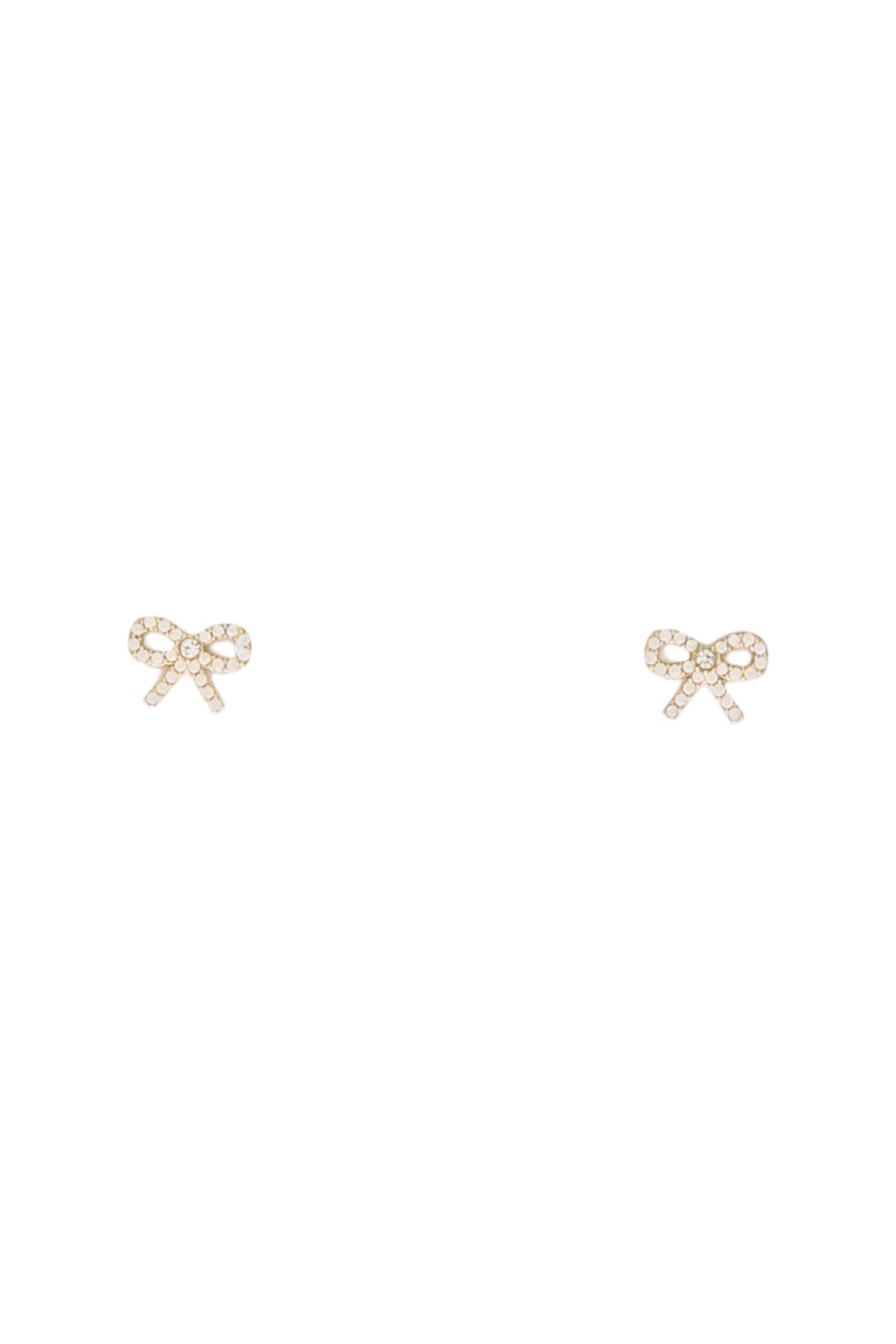 Tiny Bow Glam Earring