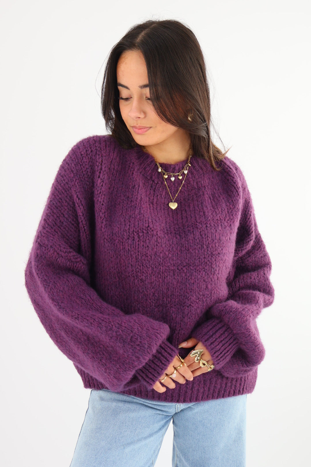 Get Comfy Knit - Deep purple