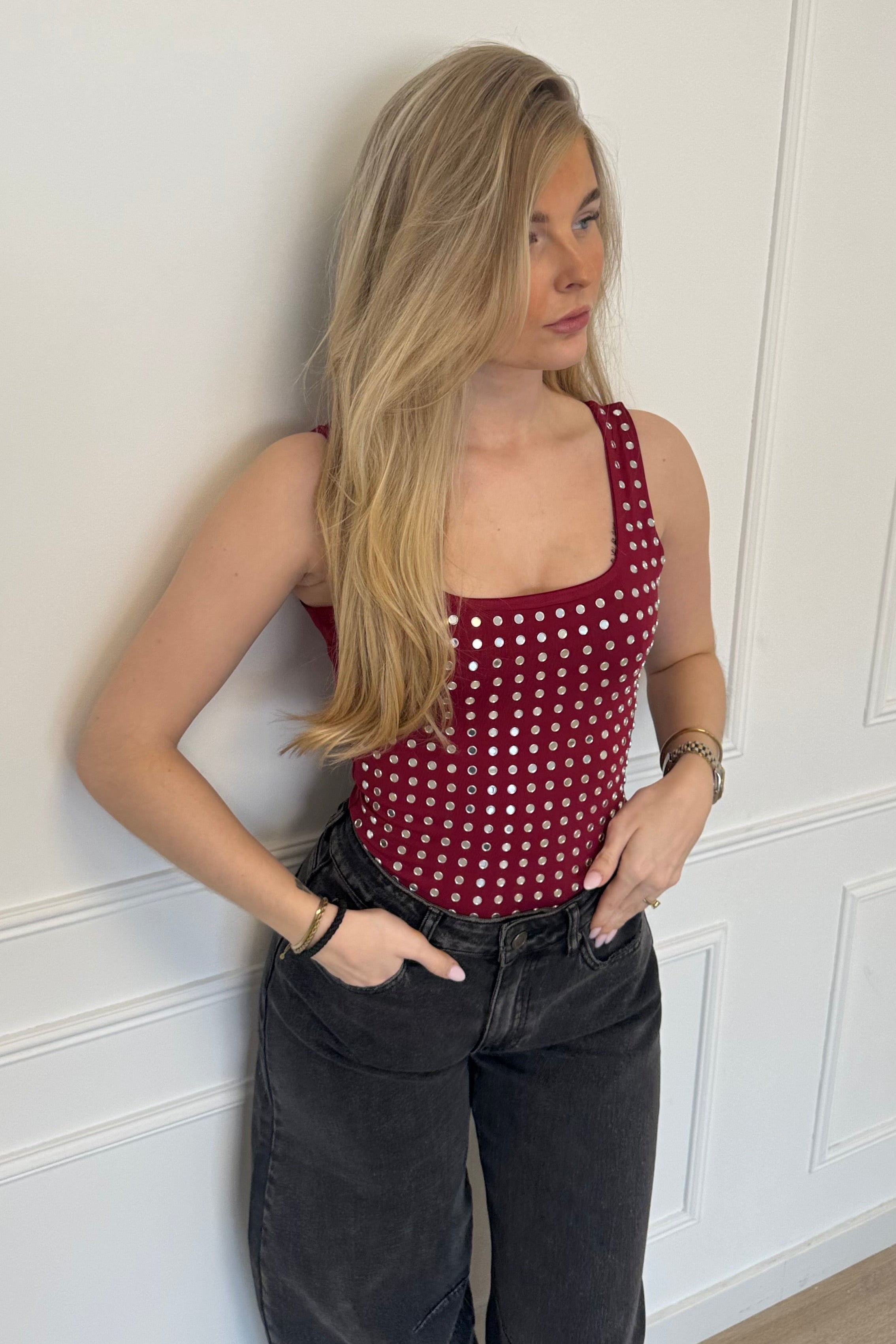 Studs Body - Bordeaux