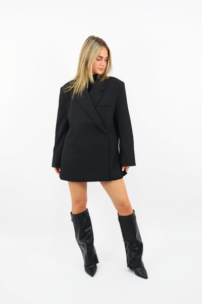 Olivia Oversized Blazer - Black