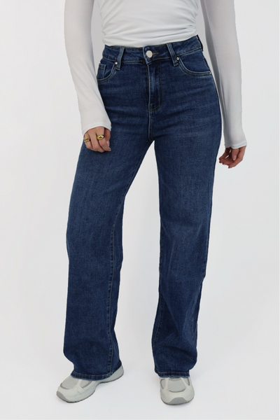 Pip Wide Leg Jeans - Dark Blue | DJ2560